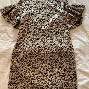 Banana republic animal print dress